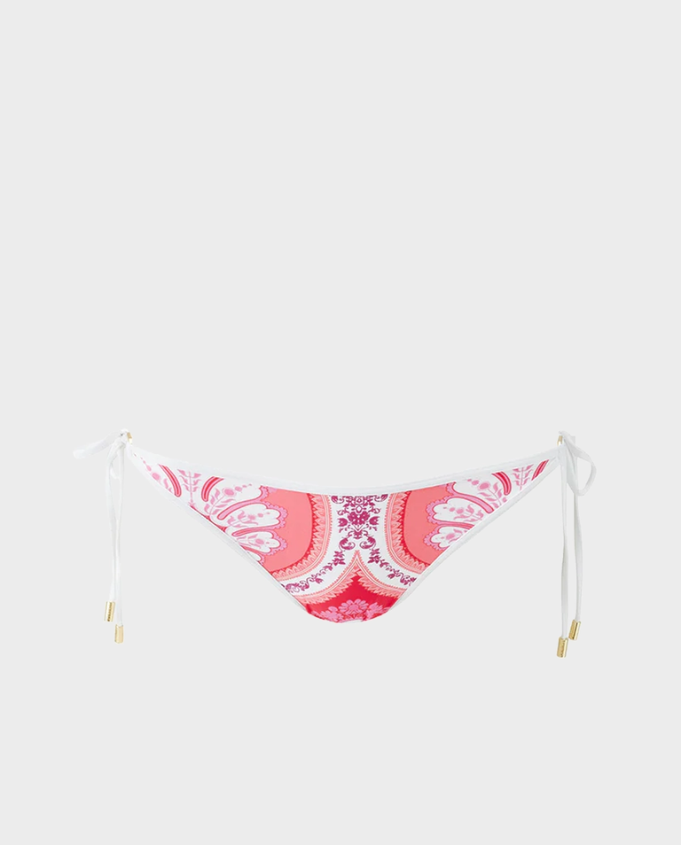Biało-różowy dół od bikini Malta