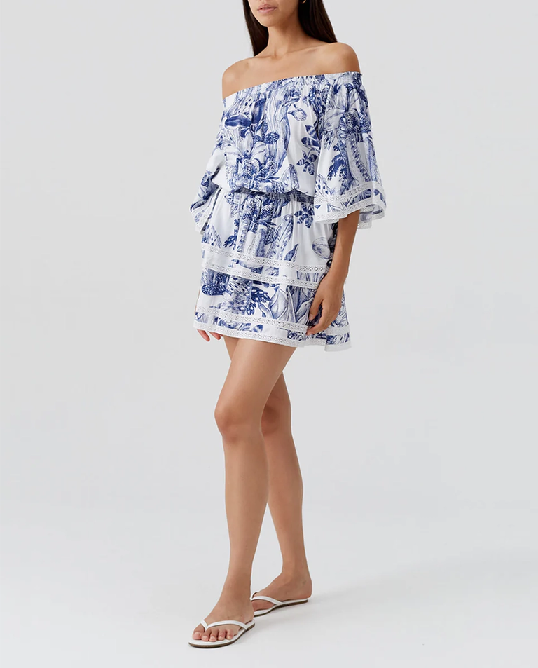 Biała sukienka mini Micha - Image #2