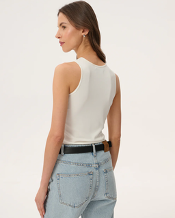 Biały tanktop Marcello - Image #2