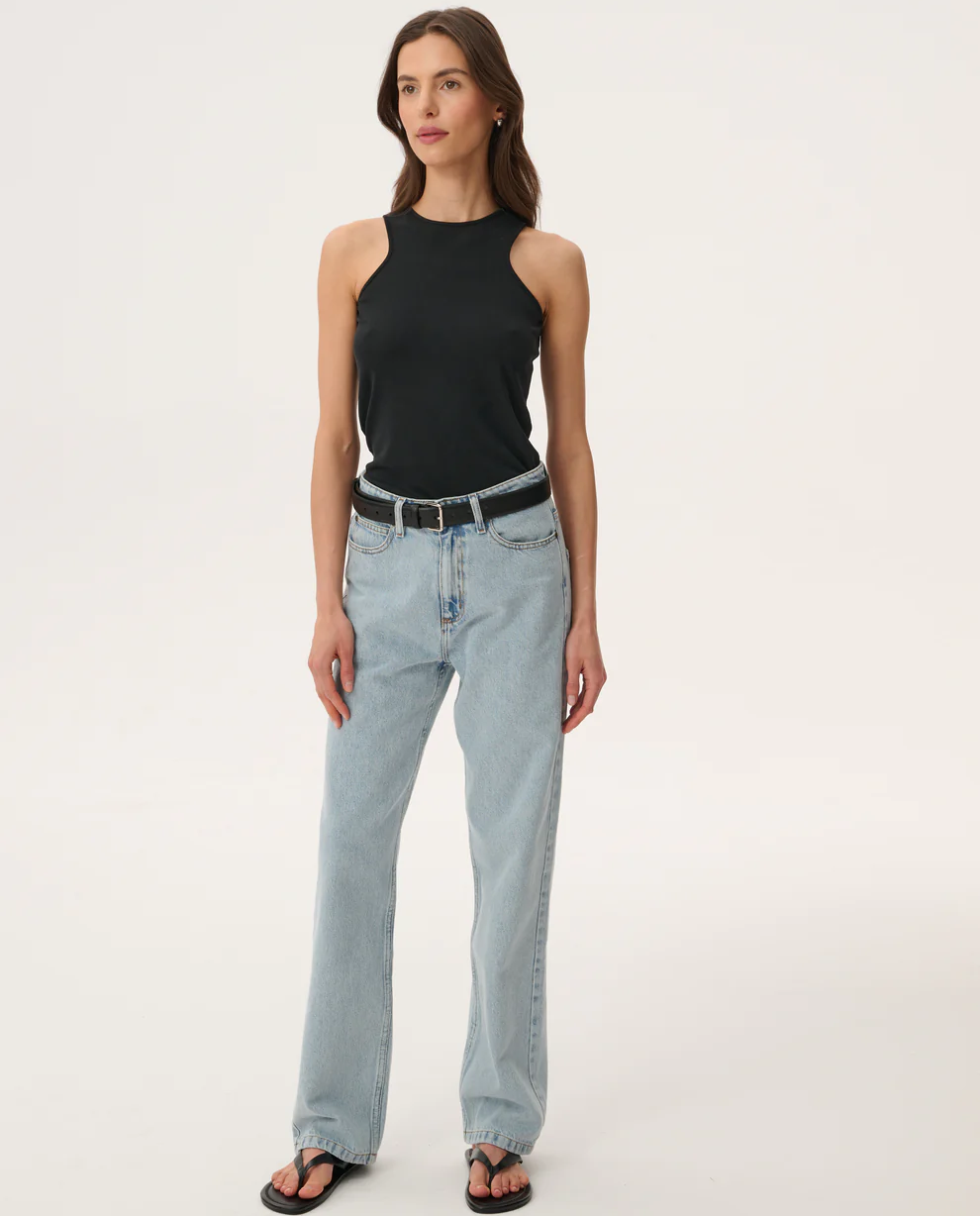 Czarny tanktop Marcello - Image #2