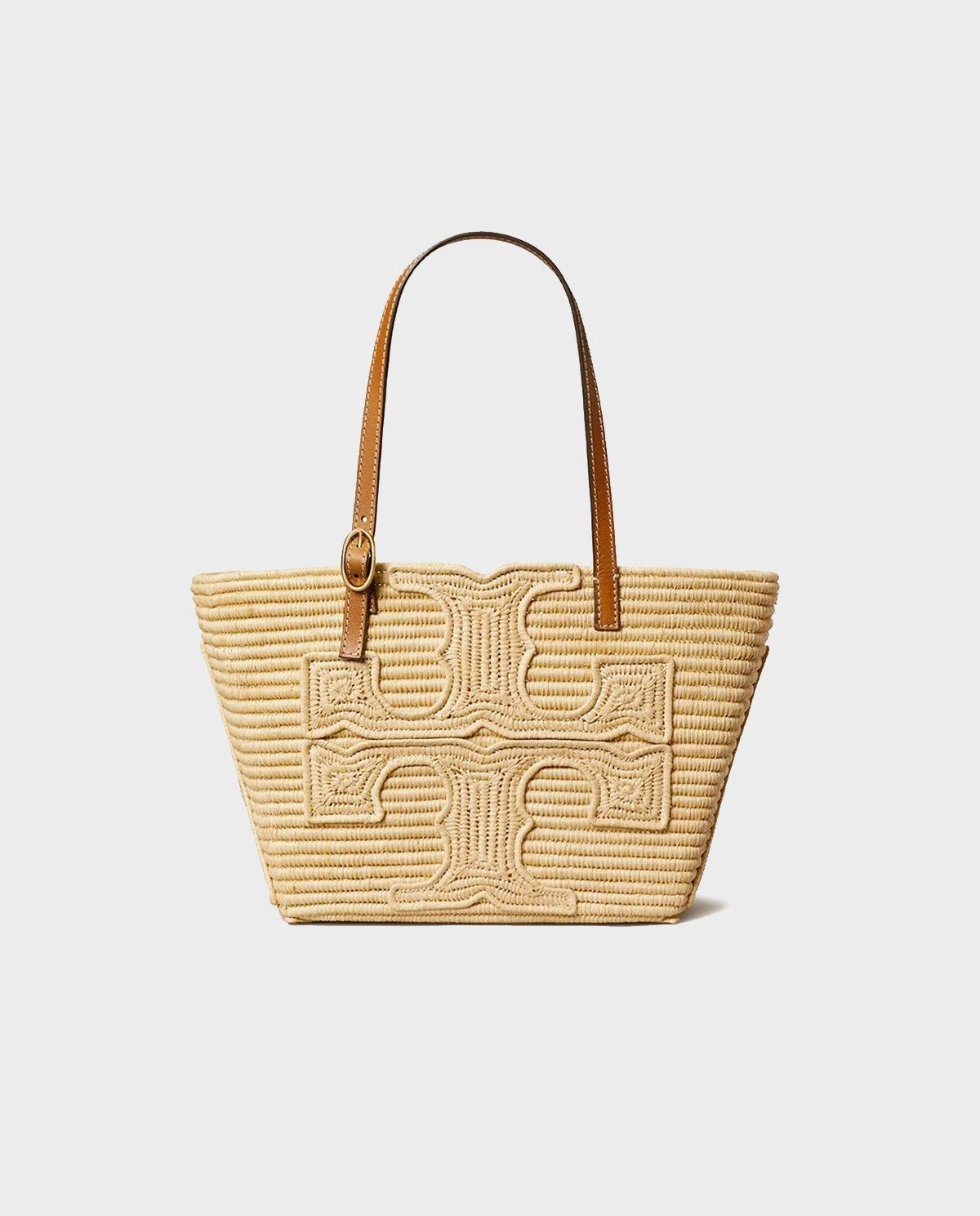 Beżowa torebka Ella Small Raffia - Image #0