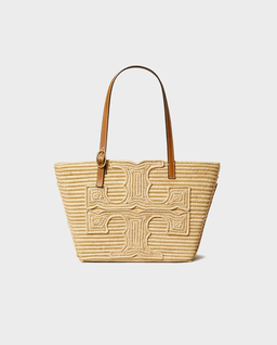 Beżowa torebka Ella Small Raffia - Image #0
