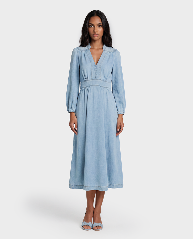 Jeansowa sukienka Wanderlust midi
