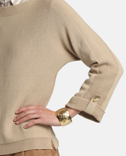 Beżowy sweter Curatore - Image #4