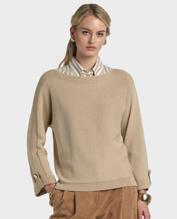 Beżowy sweter Curatore - Image #0