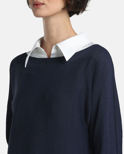 Granatowy sweter Curatore - Image #4