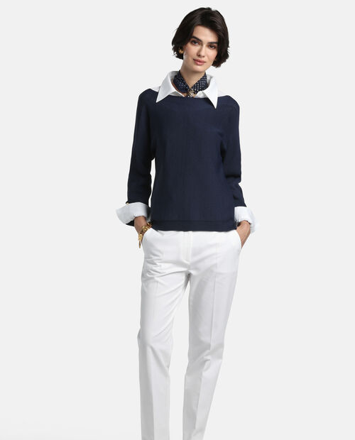 Granatowy sweter Curatore - Image #2