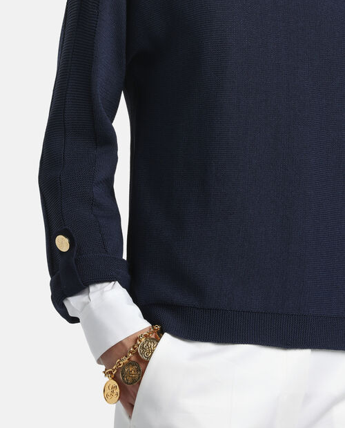 Granatowy sweter Curatore - Image #3