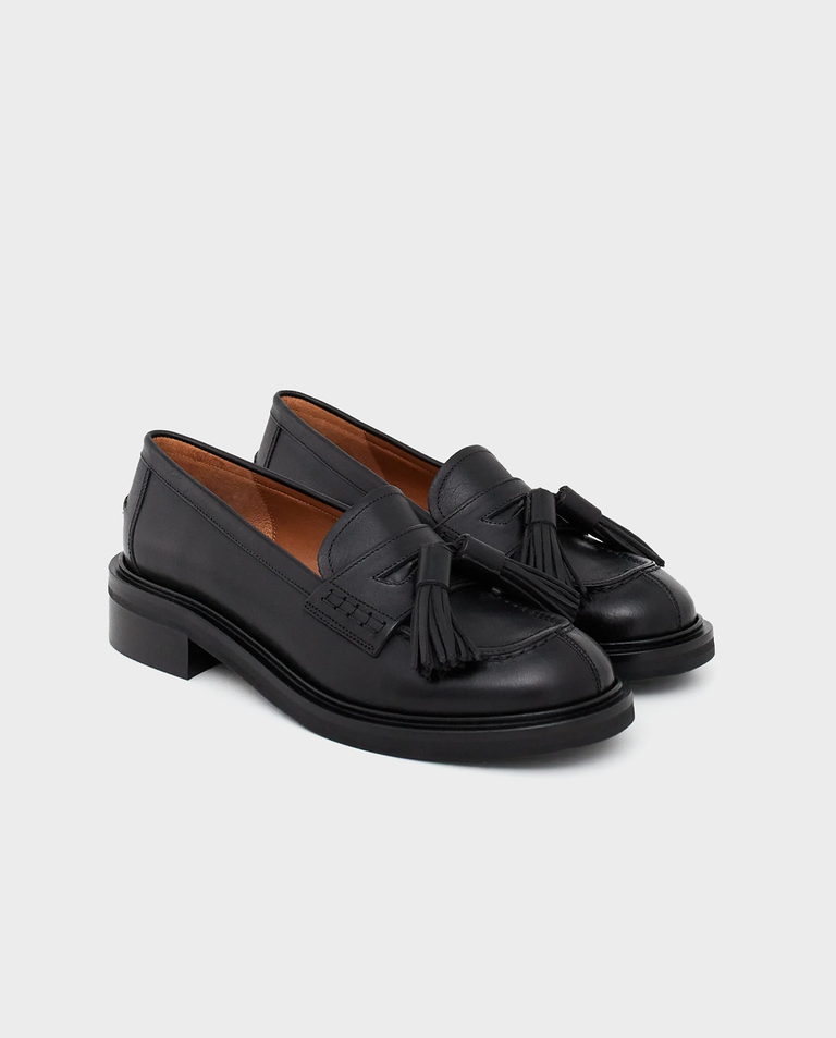 Czarne loafersy Albaredo - Image #2