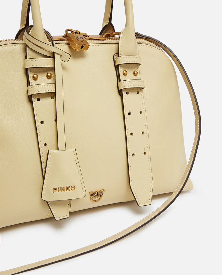 Żółta torebka Bowling Bag Medium - Image #2