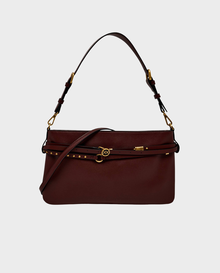 Bordowa torebka Belt Bag Classic