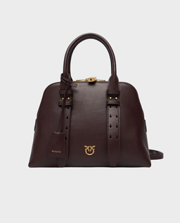 Bordowa torebka Bowling Bag Medium - Image #0
