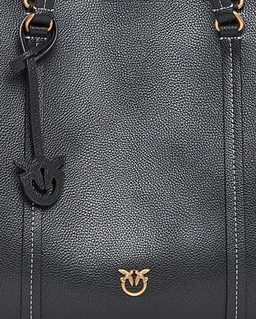 Czarna skórzana torebka Carrie Shopper Bag - Image #2