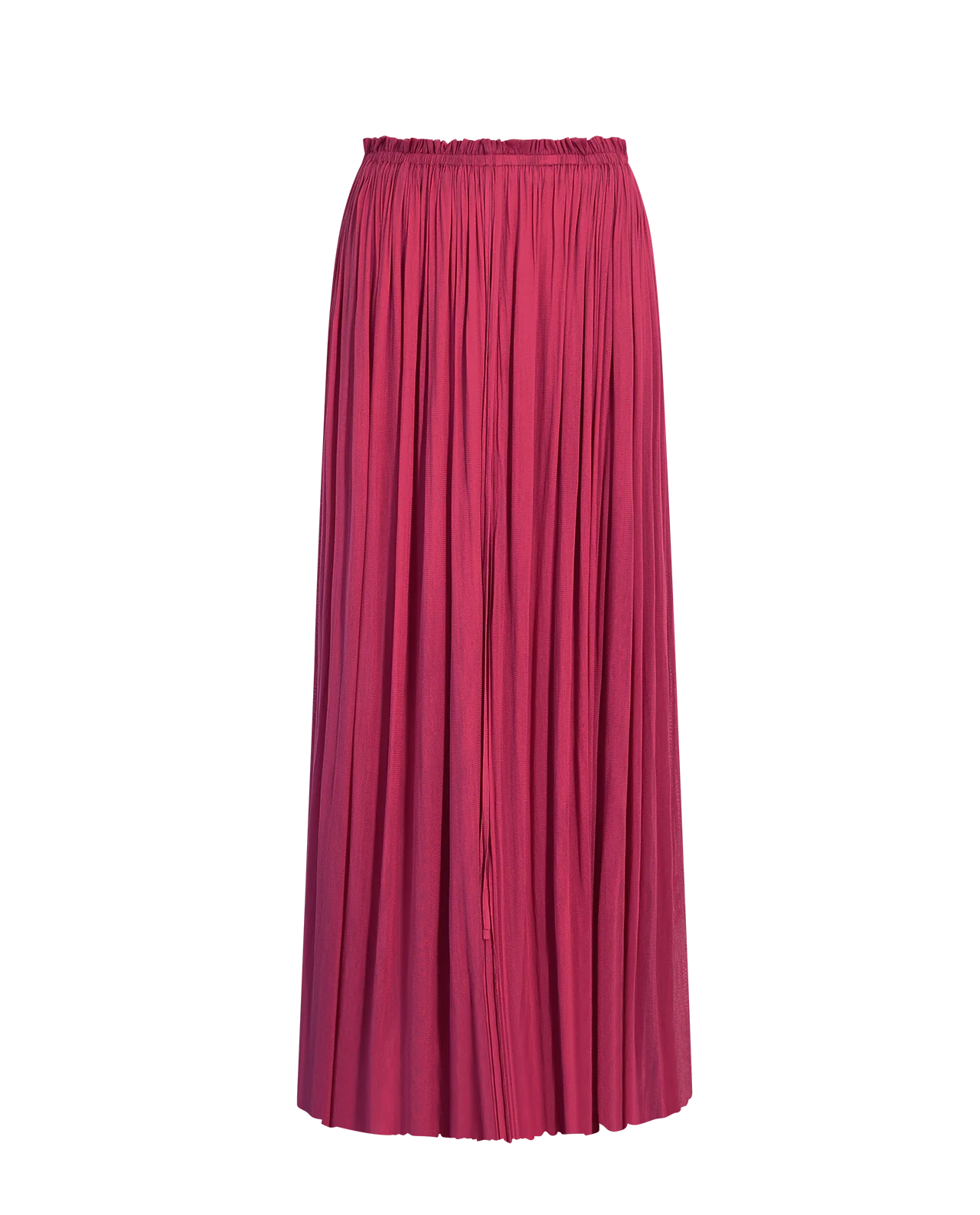 Różowa spódnica maxi z jedwabiu - Image #4