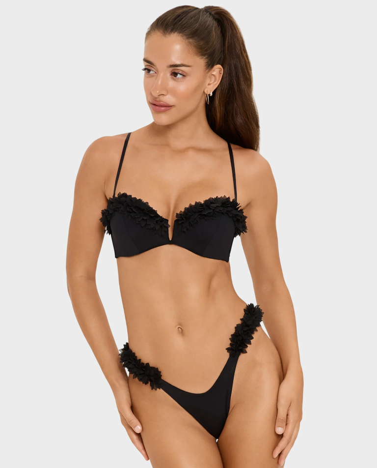Czarny dół od bikini Bloom