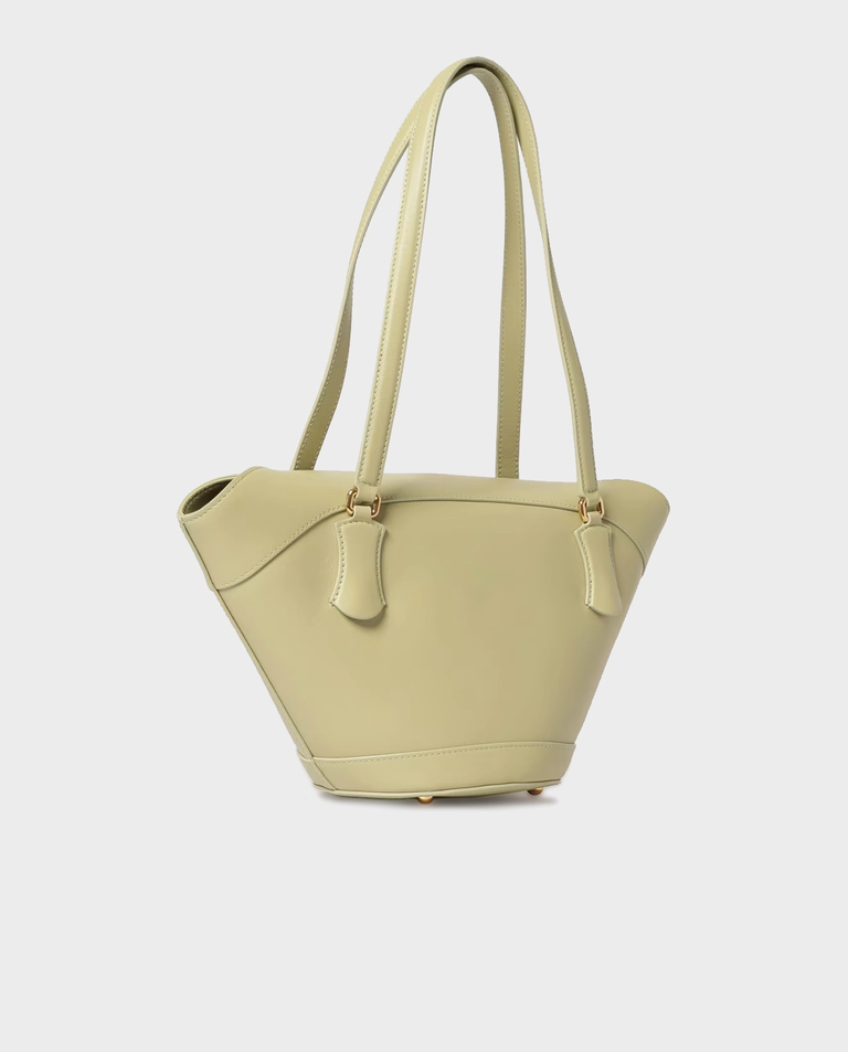 Skórzana torebka na ramię bucket Capri