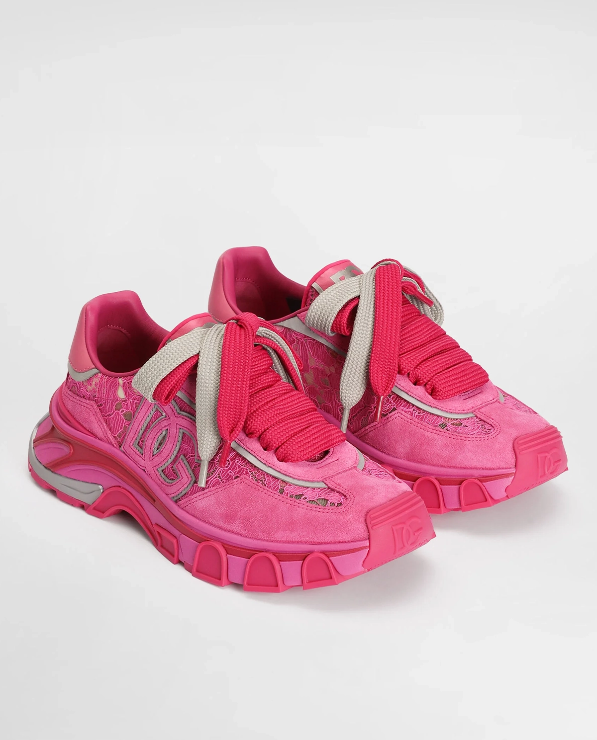 Różowe sneakersy DG Country Road - Image #1