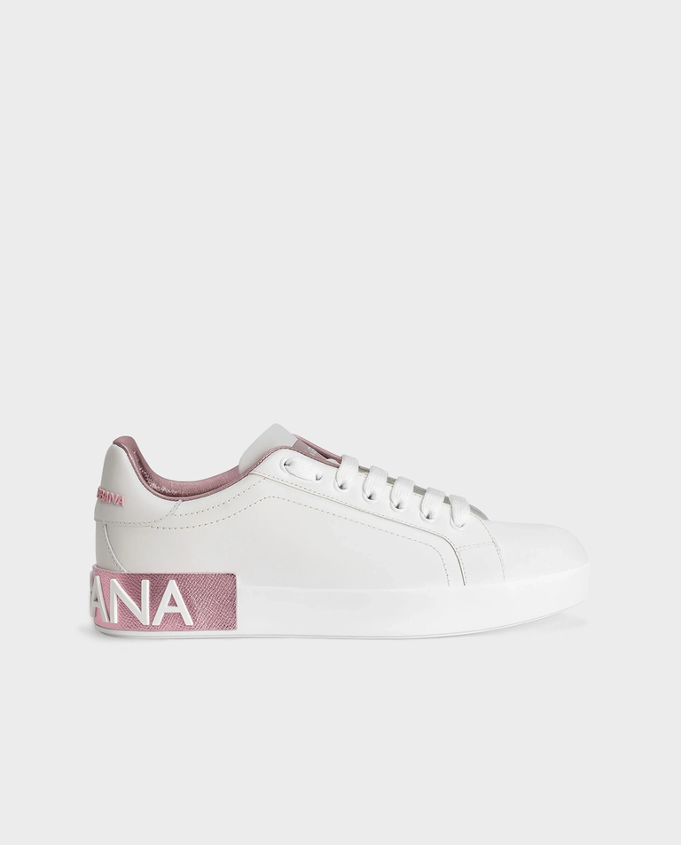Białe sneakersy skórzane Portofino