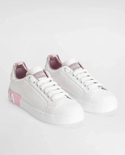 Białe sneakersy skórzane Portofino - Image #1