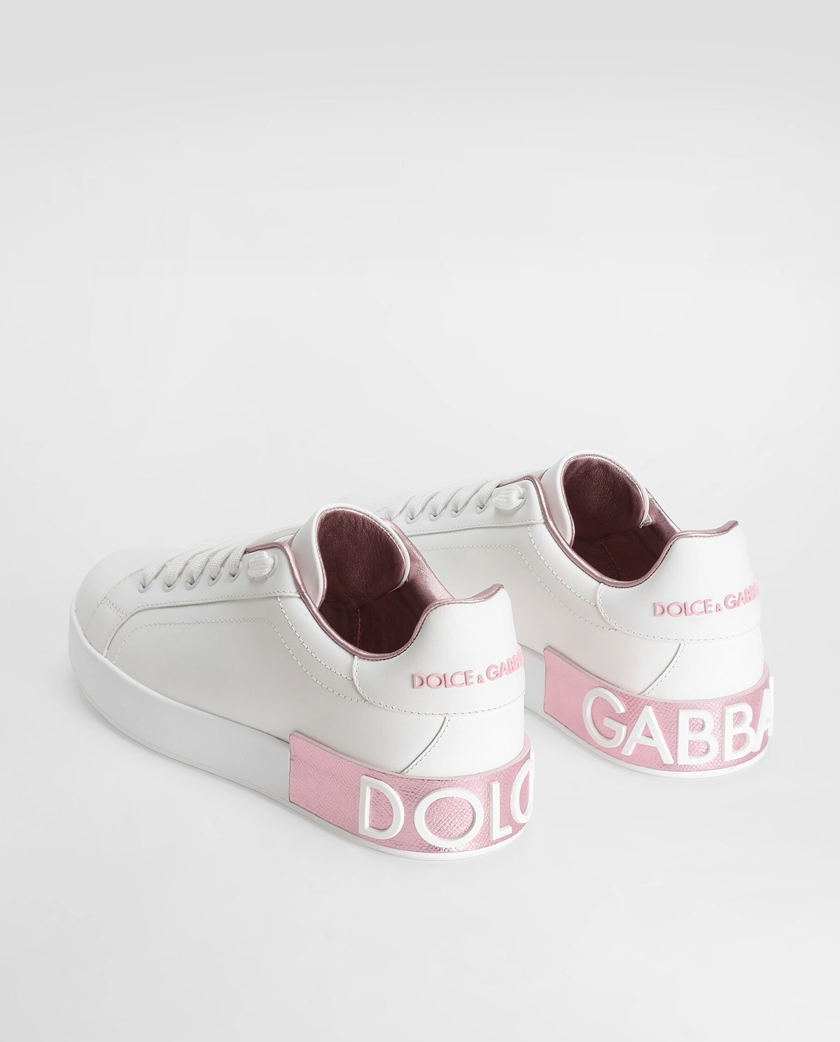 Białe sneakersy skórzane Portofino - Image #2