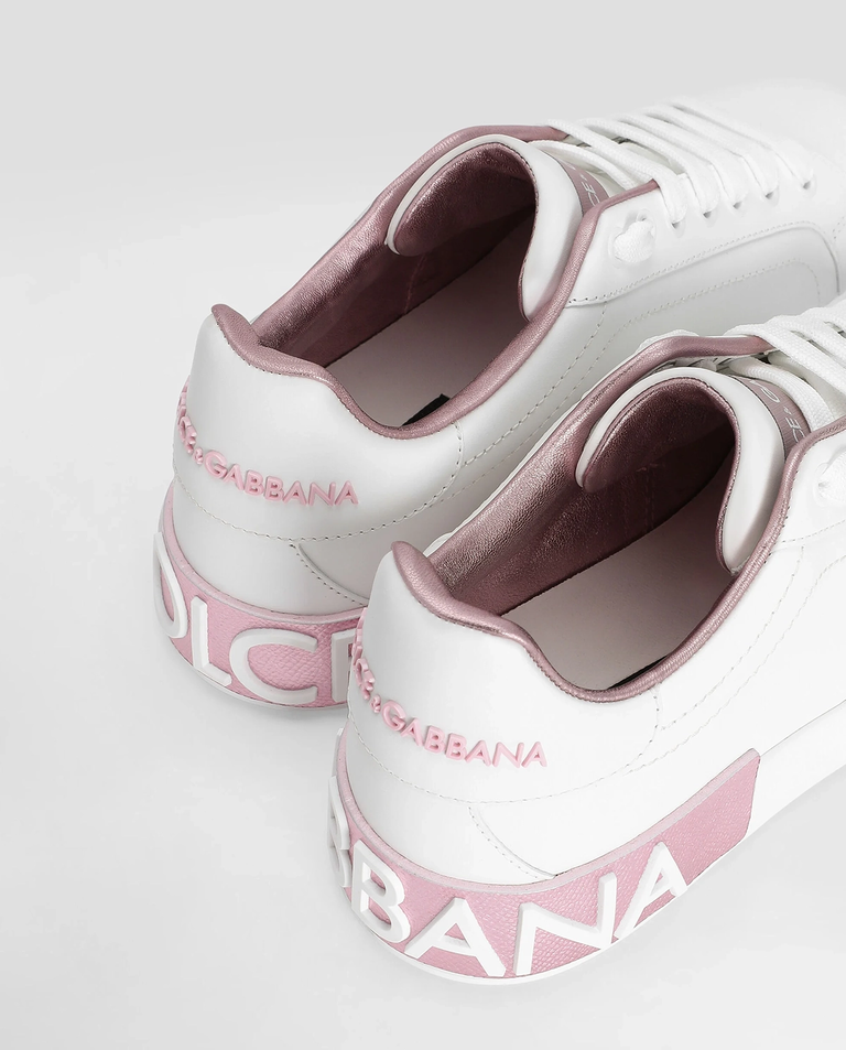 Białe sneakersy skórzane Portofino - Image #3