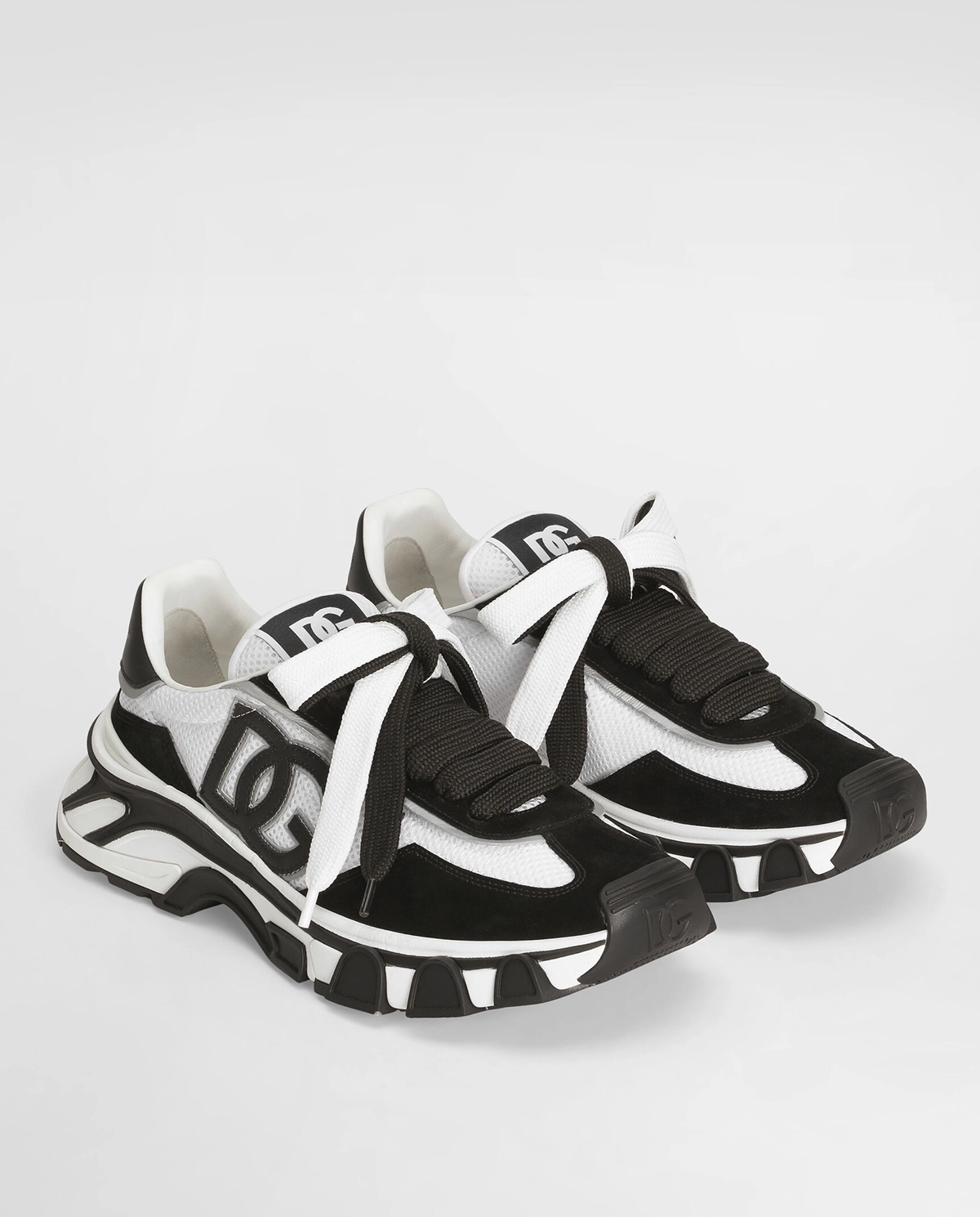 Biało-czarne sneakersy DG Country Road - Image #1