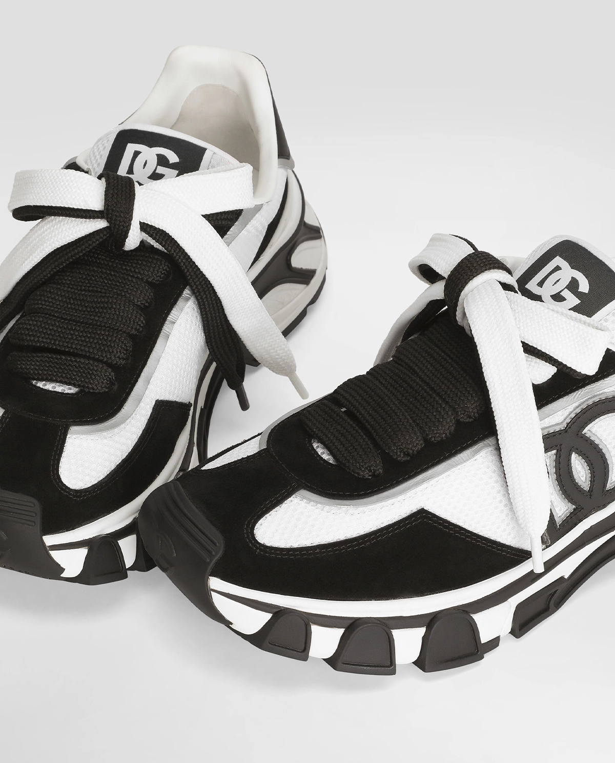 Biało-czarne sneakersy DG Country Road - Image #3