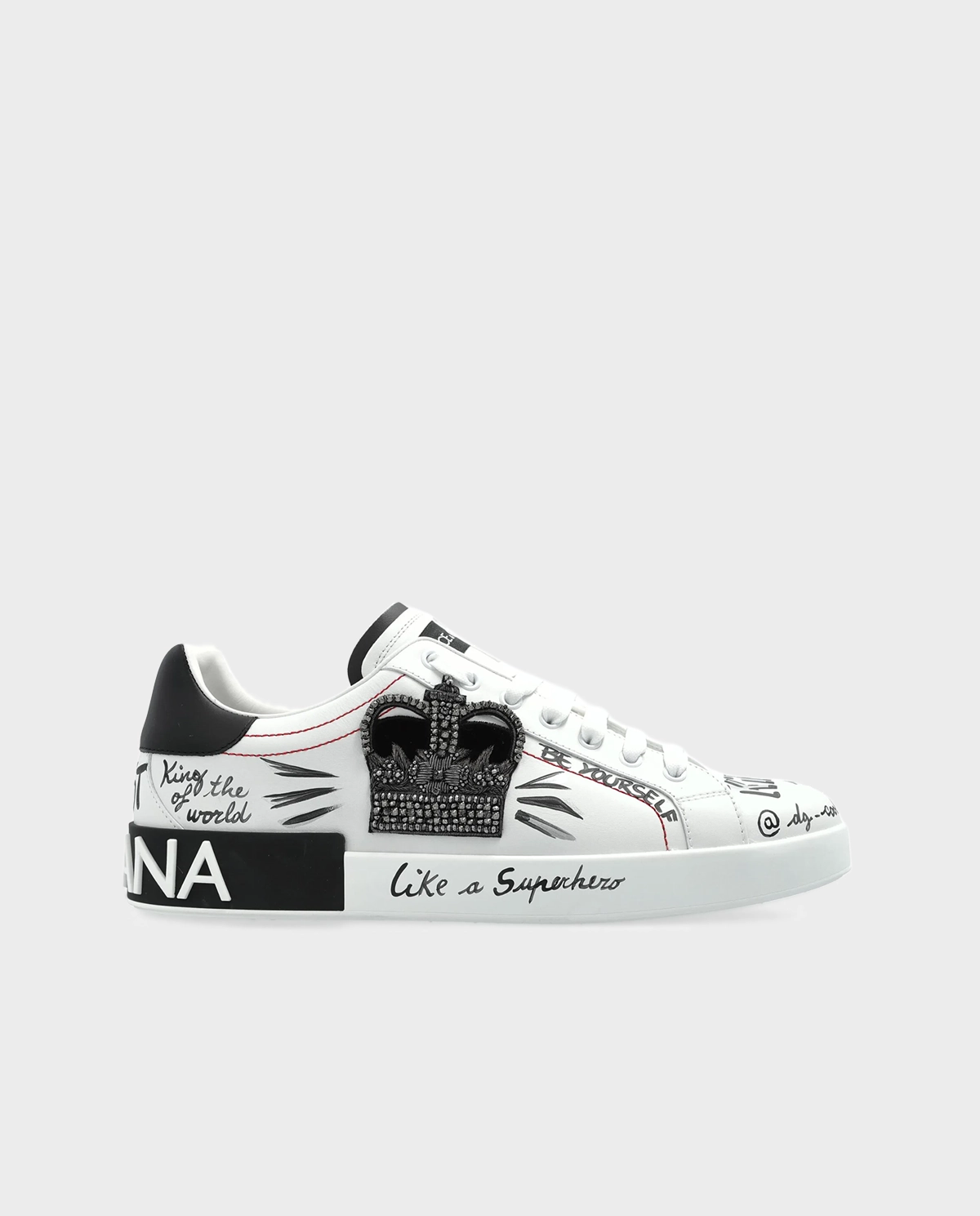 Białe skórzane sneakersy Portofino - Image #0