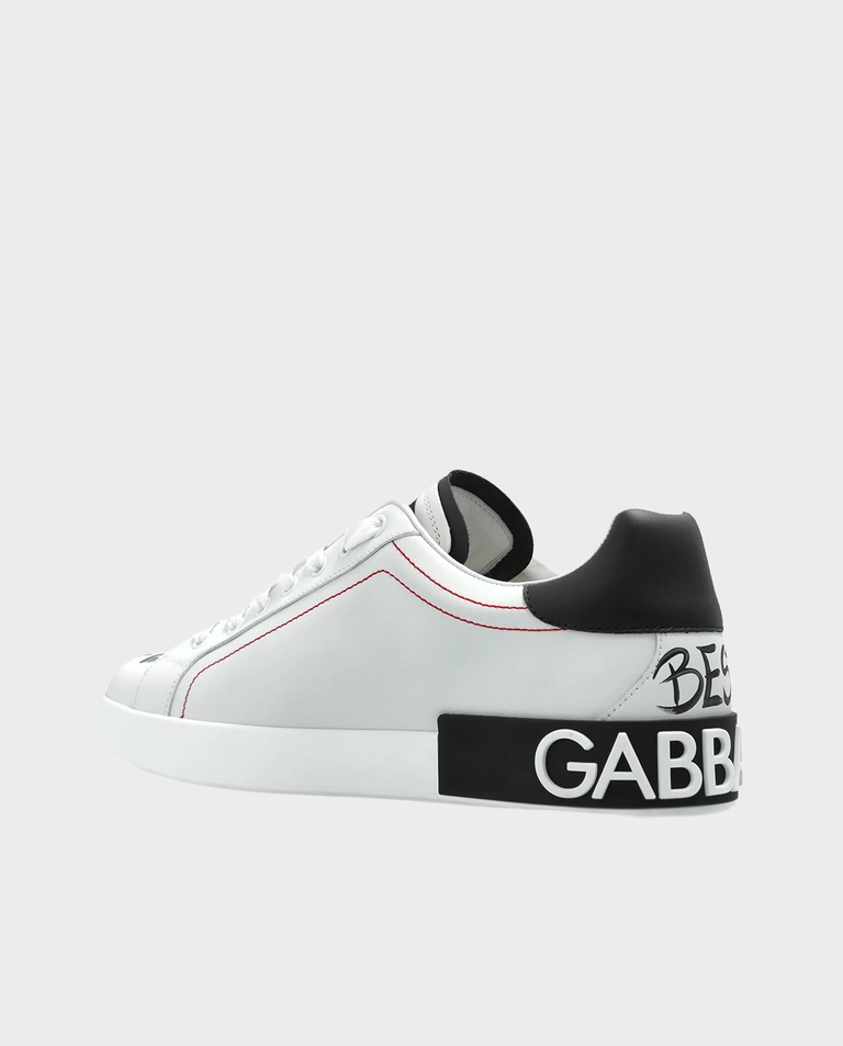 Białe skórzane sneakersy Portofino - Image #2