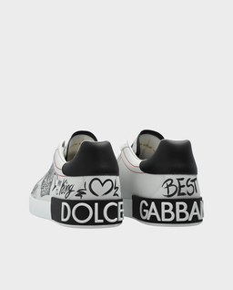 Białe skórzane sneakersy Portofino - Image #3