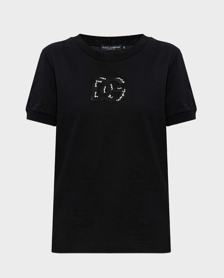 Czarny t-shirt z logo