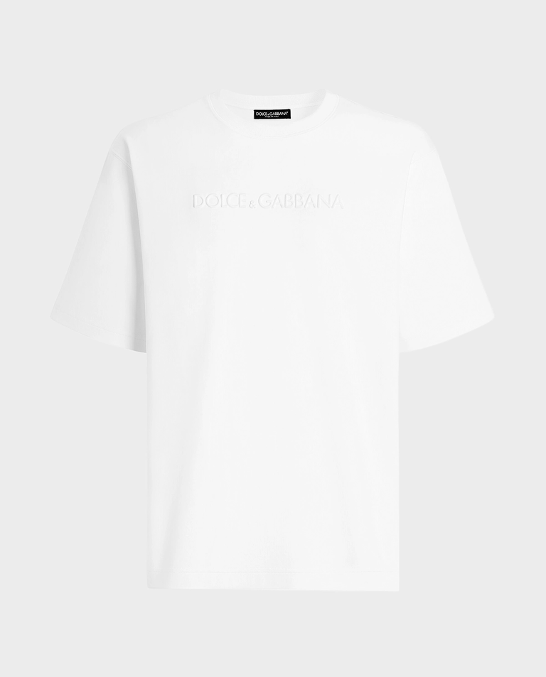 Biały t-shirt z logo