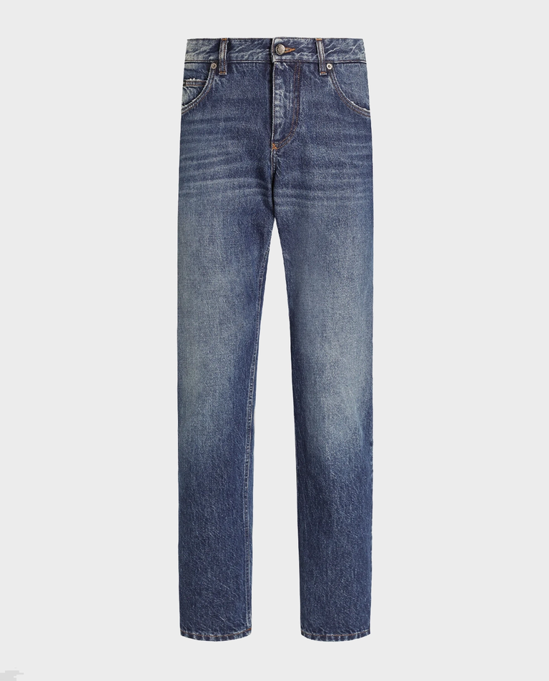 Niebieskie jeansy Regular Fit