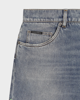 Niebieskie jeansy Classic Fit - Image #2