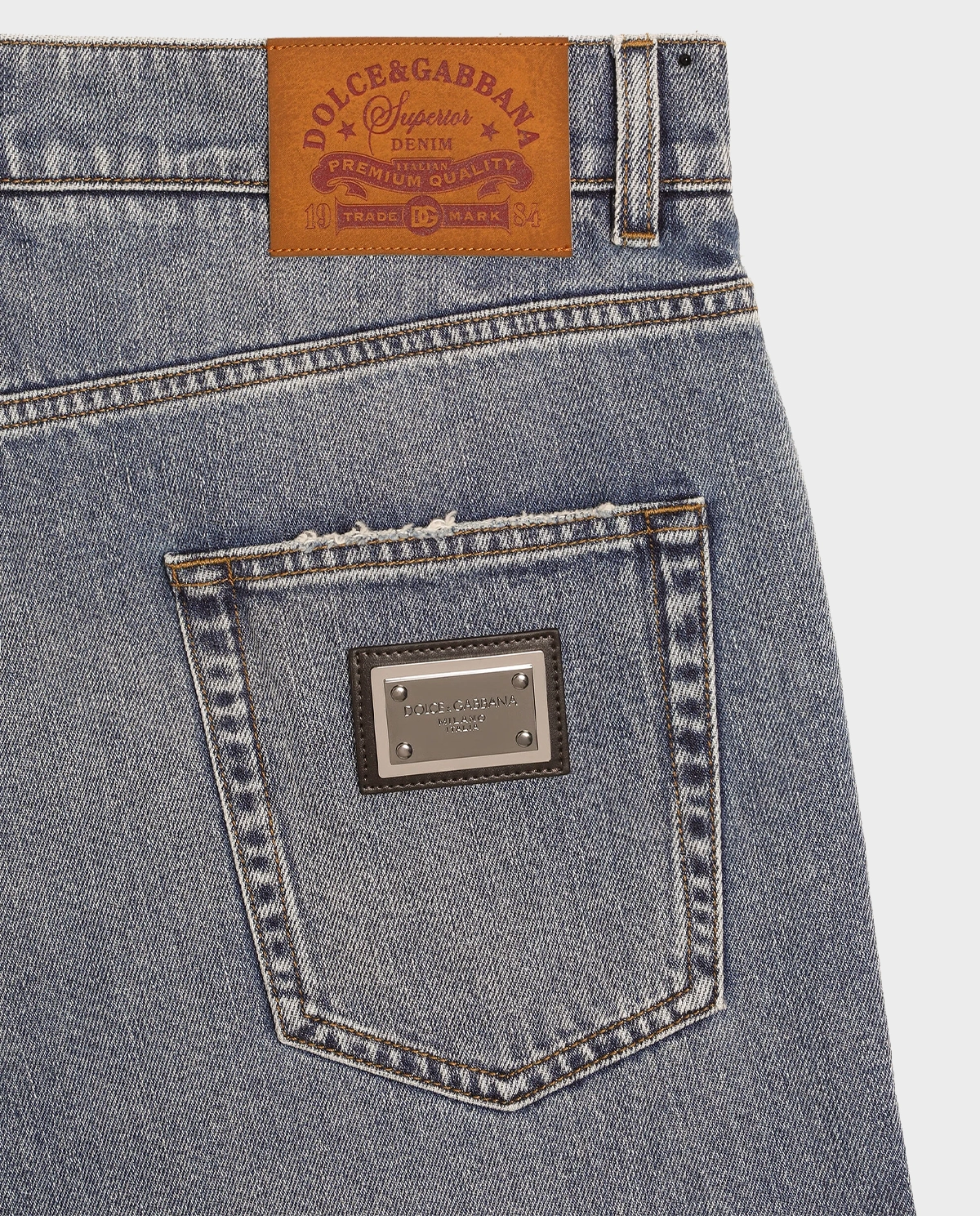 Niebieskie jeansy Classic Fit - Image #3
