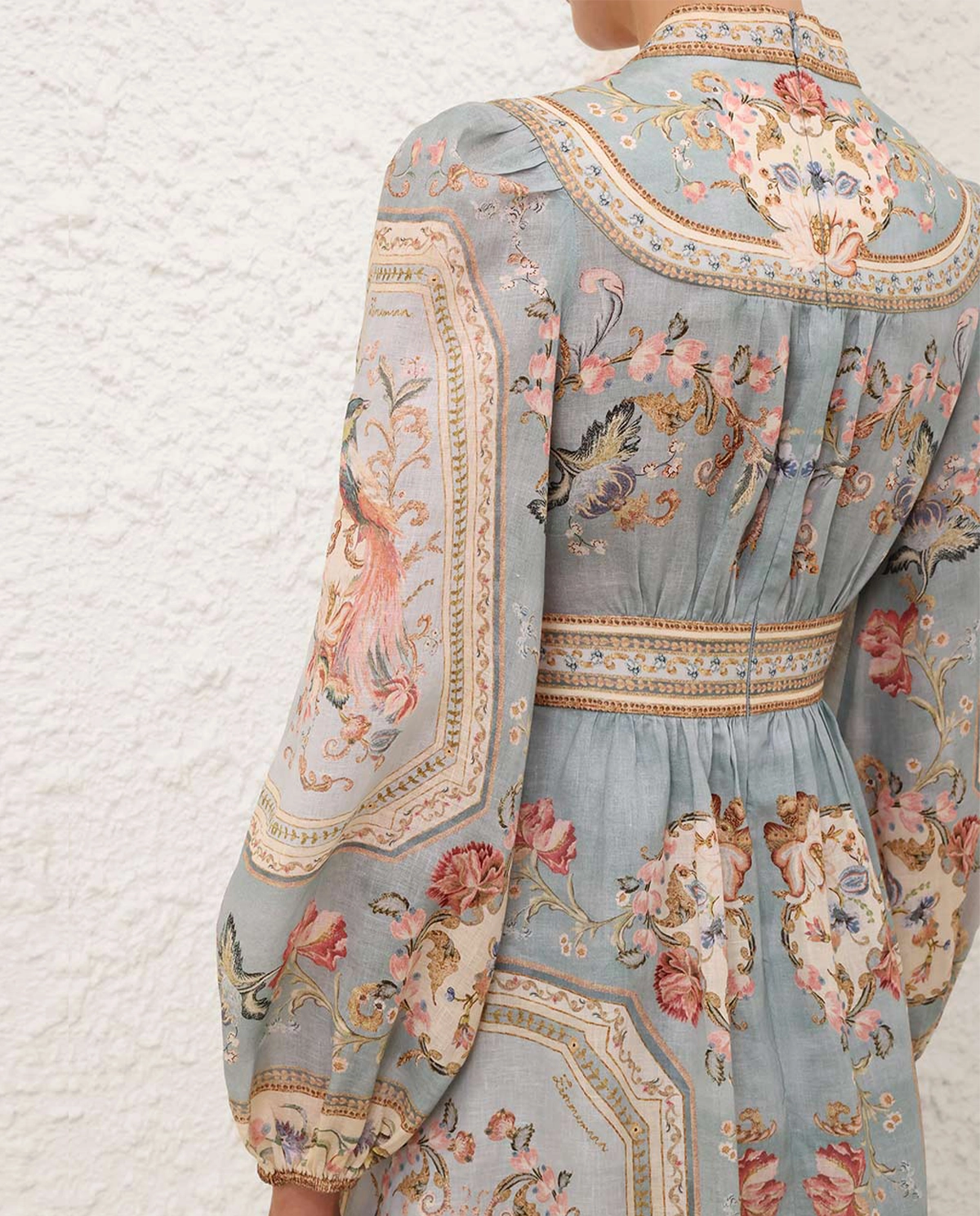 Sukienka w kwiaty Roselight Plunge Midi - Image #4