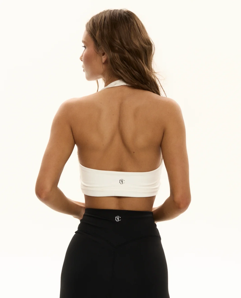 Biały top Halter - Image #8