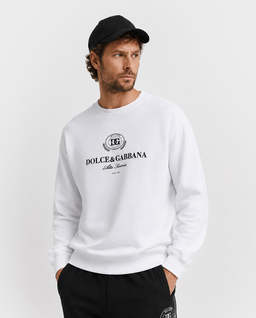 Biała bluza z nadrukiem - Image #0