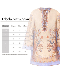 Lniana sukienka w kwiaty Indra Tunic Mini - Image #6