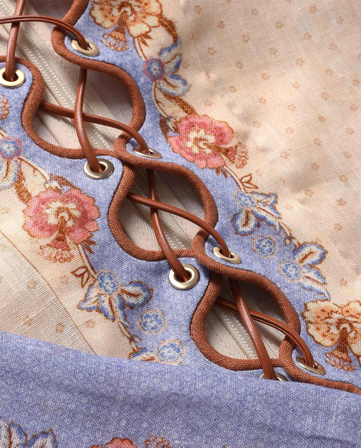 Lniana sukienka w kwiaty Indra Tunic Mini - Image #5