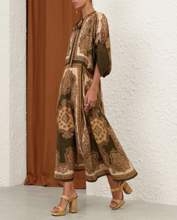 Jedwabna sukienka Mahon Tunic Midi - Image #2