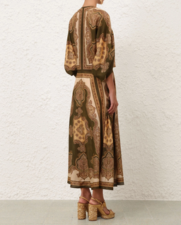 Jedwabna sukienka Mahon Tunic Midi - Image #4
