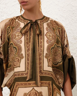 Jedwabna sukienka Mahon Tunic Midi - Image #5