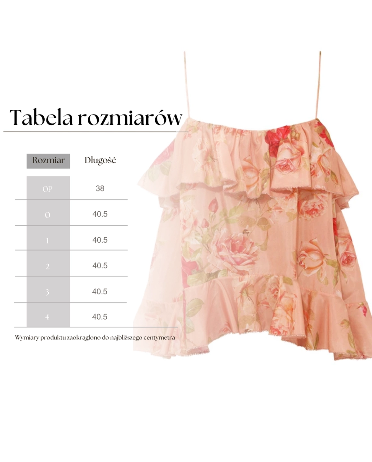 Top z kwiatowym nadrukiem Roselight - Image #6