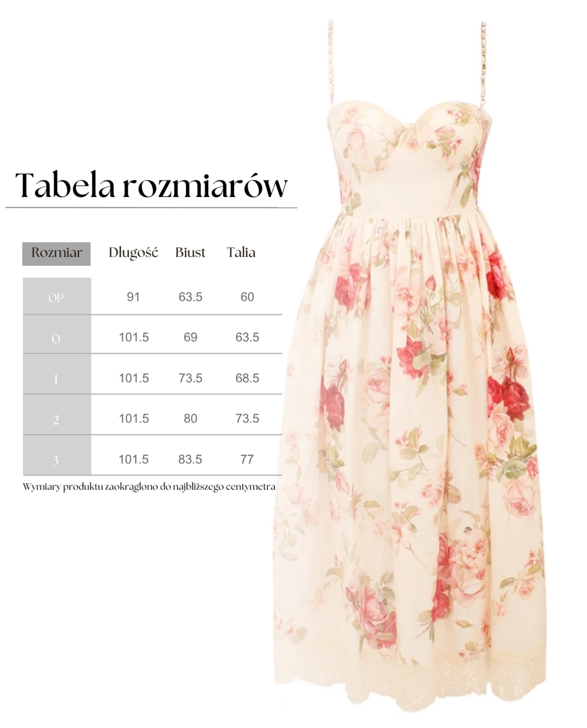 Sukienka w kwiaty Roselight Midi - Image #7