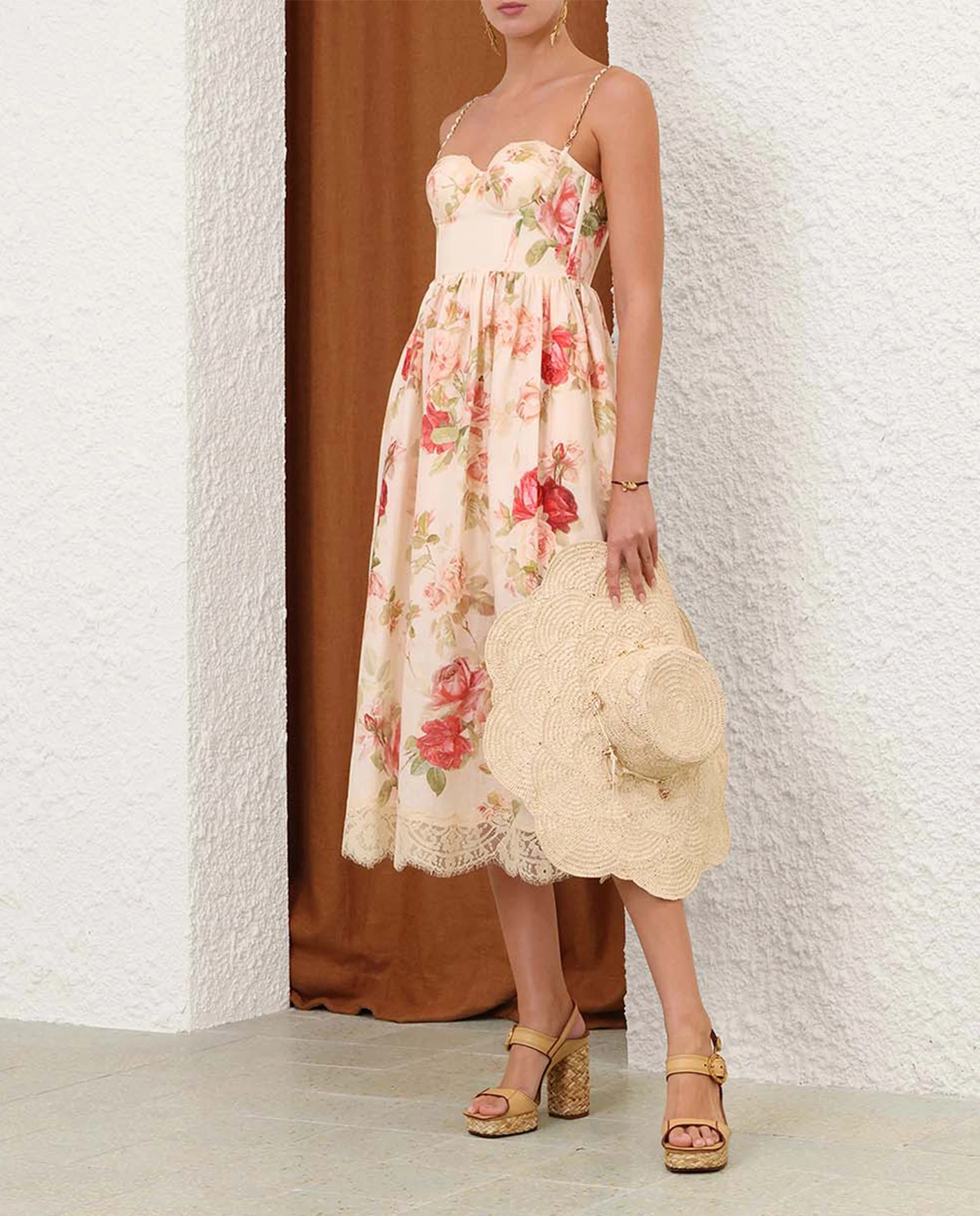 Sukienka w kwiaty Roselight Midi - Image #2