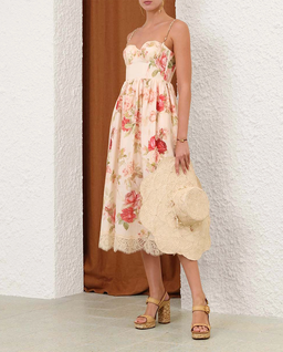 Sukienka w kwiaty Roselight Midi - Image #2