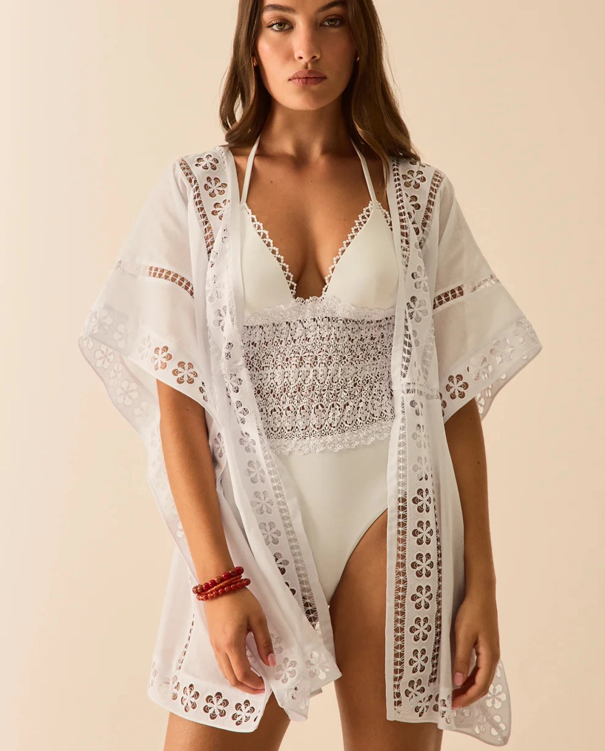 Biały kaftan Masie - Image #0