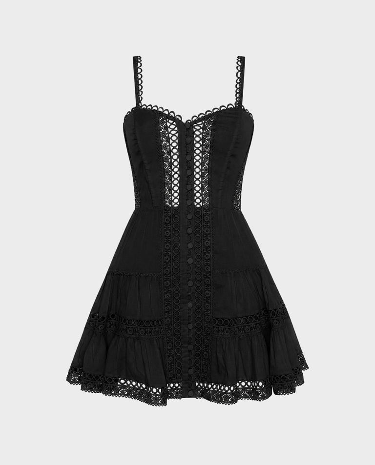 Czarna sukienka Lenora Mini