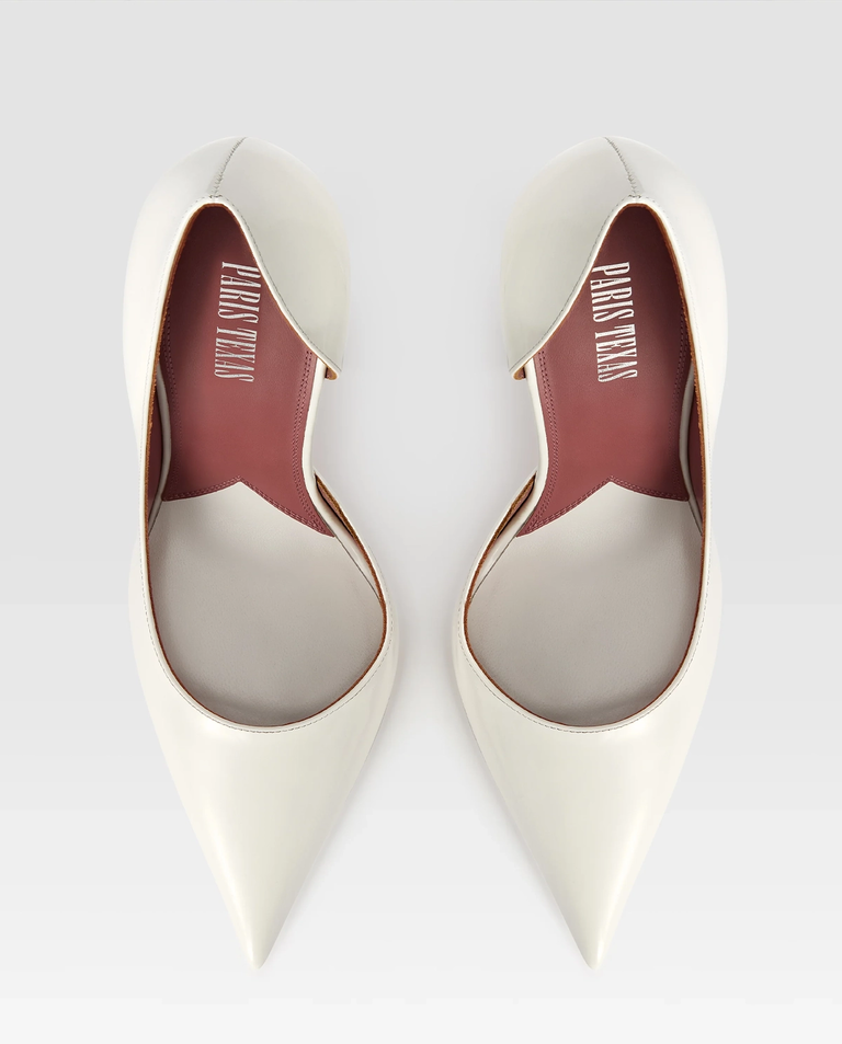Białe szpilki Vera 105 - Image #5
